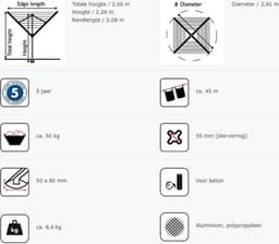 Blome Droogmolen Duomatic 45 - Violet — thumbnail 2