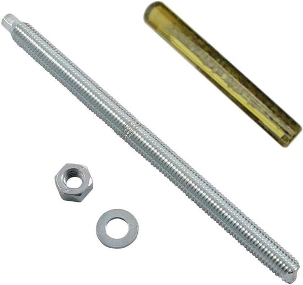 Ankerstaaf - Metalen deuvels - Zwaar werk - Composiet ankerpatroon - M10 165mm - Gegalvaniseerd — afbeelding 1