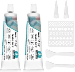 Stop Lijm, 100 ml Helder, Waterdichte Antislip Lijm voor Sokken, Hangers, Tapijten, Badkamermatten, Latexvrij en Waterbasis, Geurloos en Wasbaar — thumbnail 1