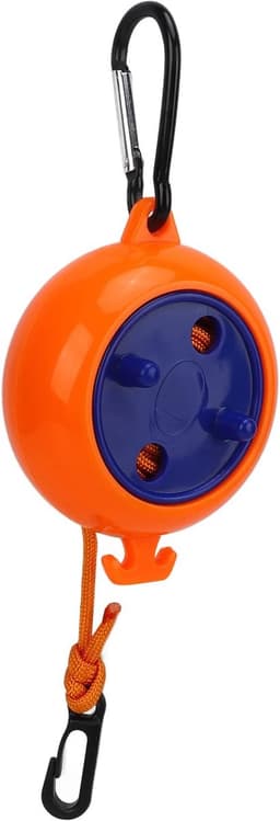 Waslijnkoord voor op Reis, Antislip Aluminium Gesp, Wasdroogtouw, 46 Kg Belastbaar voor Wandelen — thumbnail 2