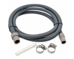Fixem afvoer verlengslang droger 1,5m universeel, geschikt voor condensdroger, droogkast, warmtepompdroger, wasdroger - afvoerslang 8mm of 10mm gat - knikvrij airco slang - Ook geschikt voor airco - Geschikt voor alle merken