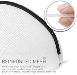 Mesh Waszak voor Schoenen en Sneakers, Duurzame Wasnet met Rits voor Bescherming en Reis - 2 Stuks — thumbnail 5