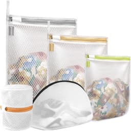 Herbruikbare Mesh Waszakken voor Delicate Kleding - 5 Stuks — thumbnail 1
