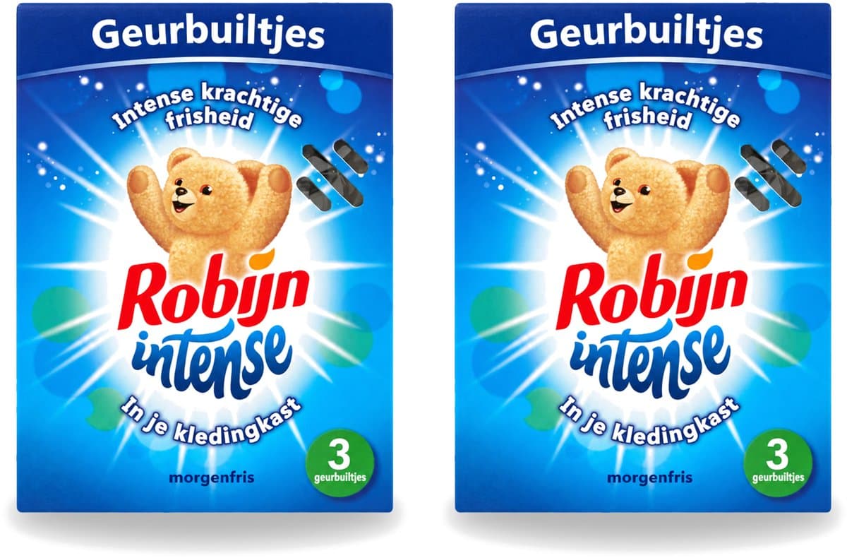 2 x Robijn - Intense - Geurbuiltjes - Langdurige Geur - Intense Frisheid - 3 Geurbuiltjes - Voordeelverpakking - 2 stuks — afbeelding 1