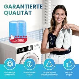 Waszakken voor wasmachines, schoenwaszakken, schoenentas voor wasmachines, herbruikbare schoenwaszakken, kleurvaste schoenwaszak (blauw, XL) — thumbnail 2