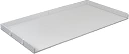 VEVOR Werkblad voor Wasmachine en Droger (137 X 69,9 cm) met Opstaande Rand en Haken, voor Organisatie en Opbergruimte in Linnenkast, Voorraadkast of Keukenblad, Draagvermogen tot 113 Kg, Grijs — thumbnail 2
