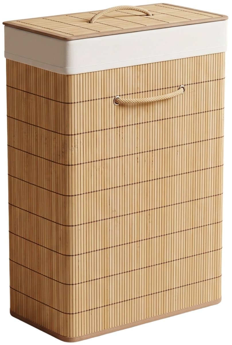 Bamboe wasmand, 40 x 19 x 57 cm — afbeelding 1