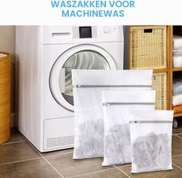 Wasnetten voor de wasmachine - 5 delige set voor delicate kleding, sokken, ondergoed en babykleding — thumbnail 5