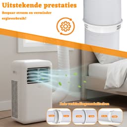 longziming Universele AC Slang Koppeling - binnen 13 cm / buiten 15 cm - Voor Airconditioner Slang - verbindingsstuk - Rechts- en Links Draad Compatibel — thumbnail 4