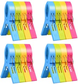 Ynkkvre - Wasknijpers - Handdoekclips - Strandhanddoek Clips - Winddichte Clips voor Kleding en Strandhanddoeken op het Strand en Ligbedden — thumbnail 1