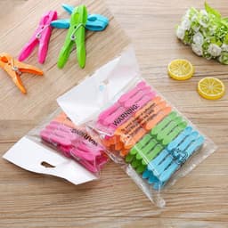 wasknijpers plastic-Wasknijpers soft grip -Kleuren mengen- knijpers plastic-Wasrek Knijpers-wasknijpers kunststof - Multifunctioneel-Antislip wasknijper - plastic wasknijpers -48stuks — thumbnail 3