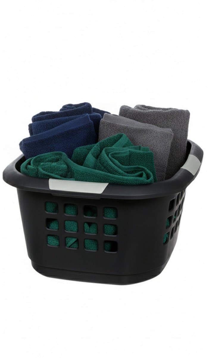 Benson Wasmand extra groot - antraciet - kunststof - 51 liter - 67 x 47 x 27 cm — afbeelding 1