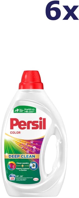 Persil Gel Color - Vloeibaar Wasmiddel - Gekleurde Was - Voordeelverpakking - 6 x 19 Wasbeurten — thumbnail 4