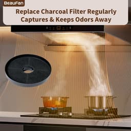 Pakket van 2 actieve koolfilters CBCF002 Compatibel met CIARRA CBCS6201- CBCB6201- CBCB6736C- CBCS6906D- CBCB6906D- CBCS9201- CBCB9201 — thumbnail 4