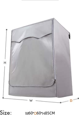 Wasmachine Hoes - Wasmachine Beschermer - Waterdicht, Zonwerend en Stofdicht - Past op de meeste machines met voorlader - 60 x 60 x 85 CM — thumbnail 5
