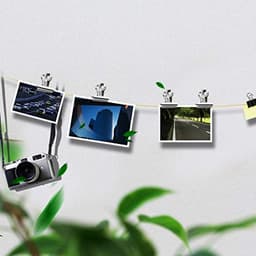 Metalen Clips, 50 Stuks Scharnierklemmen 22mm, Zilverkleurige Papierklemmen voor Kantoor en Thuis — thumbnail 1