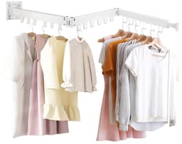 White-Label® Wanddroogrek - Droogrek Inklapbaar - Wasrek - Droogtoren - Droogrekken - Wit — thumbnail 1