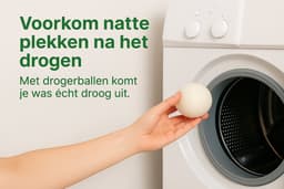 Goodz Crate Drogerballen - 6 Wasdrogerballen - 100% Schapenwol - Droogballen met Opbergzak — thumbnail 4
