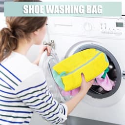 Allecto plus - Set van 2 waszakken voor schoenen, wasmachinebestendig, herbruikbaar - Voor wasmachine reiniging en organisatie — thumbnail 5