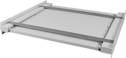 Tussenstuk wasmaschine droger Paulo, aluminium model met XL werkblad — thumbnail 3