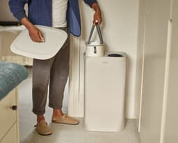 Joseph Joseph Tota Wasmand - 2 Compartimenten – Was Sorteren – 60 Liter - Ecru — thumbnail 3
