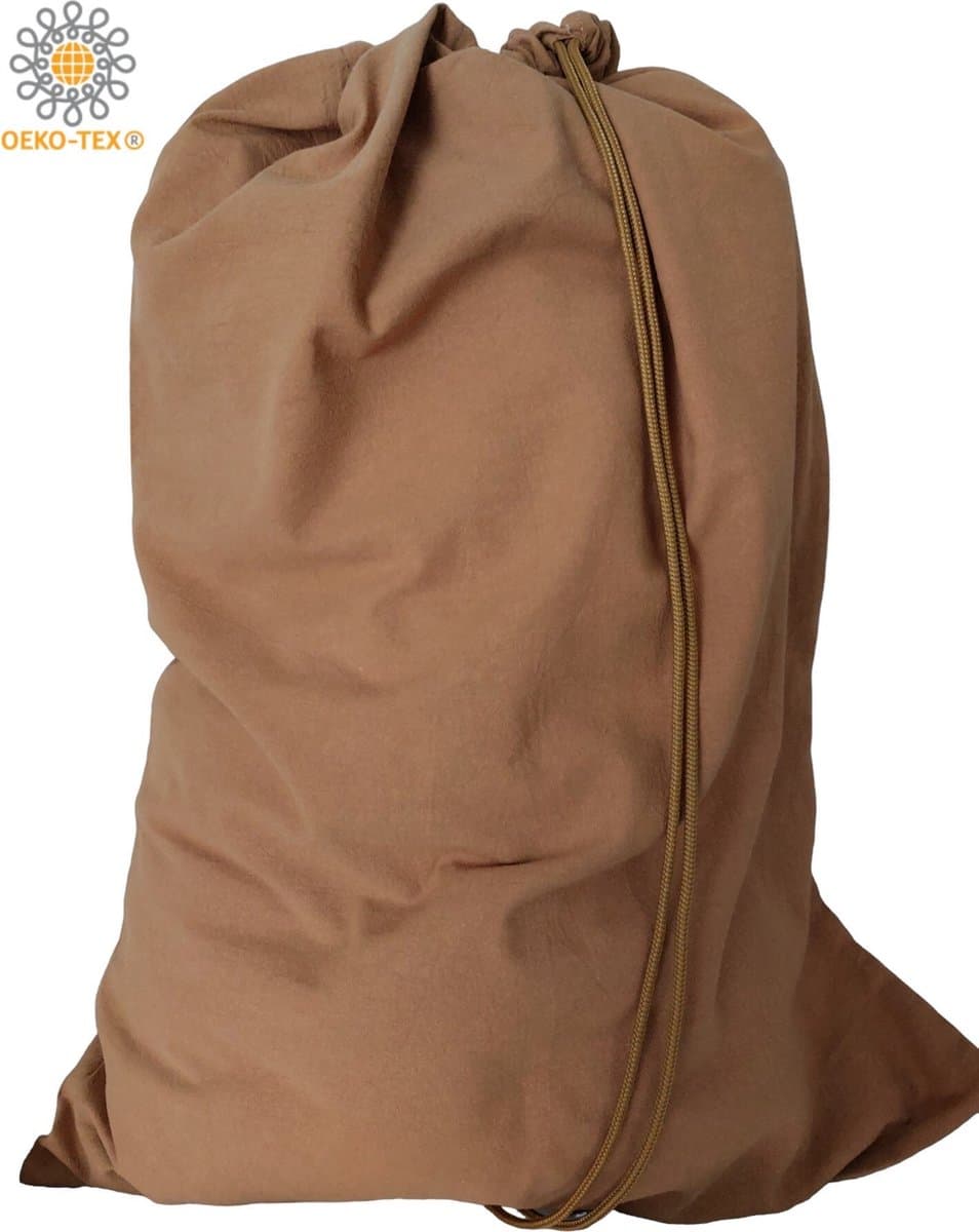 Bluvardi waszak -Stonewashed cotton- Camel- XL — afbeelding 1