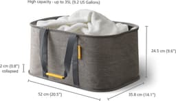 Joseph Joseph Hold-All Wasmand - Opvouwbaar - Grijs - 35 Liter — thumbnail 2