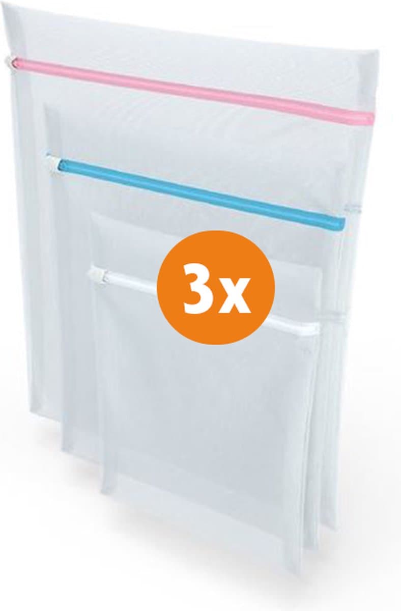 LaundrySpecialist Waszakken - Set Van 3 Waszakken Voor Wasgoed - Wasnetten - Travel Organizer — afbeelding 1