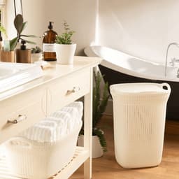 Curver Knit Wasmand - 40 liter - Oasis White — thumbnail 3