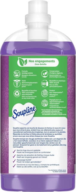 Soupline Lavendel Geconcentreerde Wasverzachter 3 x 1.3L — thumbnail 3