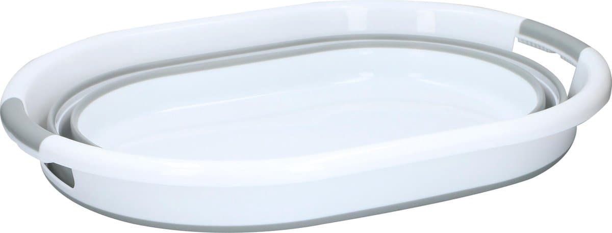alpina Opvouwbare Wasmand - 60 x 30 x 45 cm - Plooimand - Handig op de camping - Kunststof — afbeelding 1