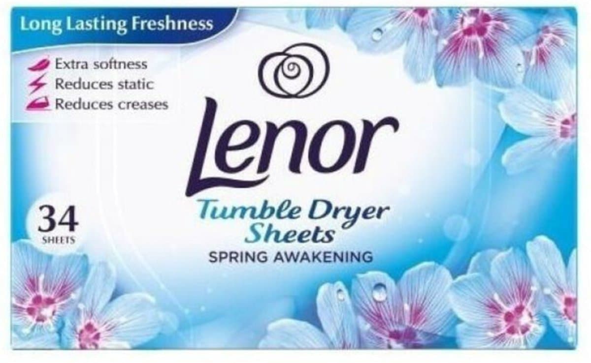 Lenor - Droogtrommeldoekjes - Spring Awakening - 3 x 34 doekjes - Voordeelverpakking — afbeelding 1