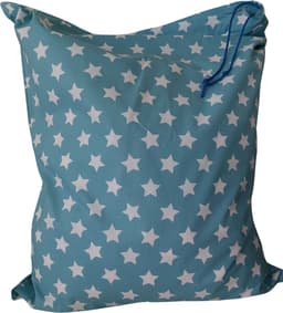 Bluvardi Katoenen waszak -Heavy Duty XXL- met trekkoord - white stars — thumbnail 2