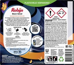 Robijn - black Velvet Wasmiddeldoekjes - 160 wasstrips - Voordeelverpakking — thumbnail 2