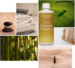 Le Essenze di Elda - Diamante & Bamboo -Wasparfum - 500 ml - Textielverfrisser — thumbnail 2