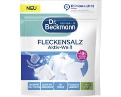 Dr. Beckmann Vlekkenzout - Wasadditief voor stralend witte was +40% wittere was - Verwijdert vlekken - Oxi Power - 400gr