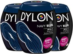 Dylon Textielverf Navy Blue - 3 x 350 gr - Voordeelverpakking — thumbnail 2
