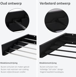 Equivera Wanddroogrek - Wasrek - Droogrek - Wanddroogrek Inklapbaar - Wand Droogrek — thumbnail 2