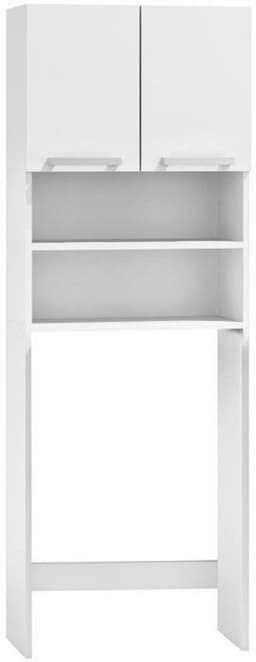 Kenz® - Wasmachinekast - Wit - 181 x 63,5 x 30 cm - Ombouwkast - Drogerkast - Nis 89 cm hoog - Wasruimte - Opbergkast - Ruimtebesparend - Functioneel Meubel - Bovenkast - Wasmachine Kast — thumbnail 2