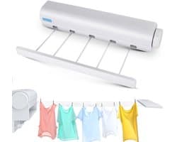 Draagbaar wanddroogrek, 3,75 m - Dailygoods