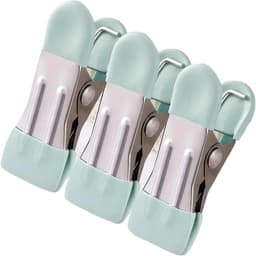 Roestvrijstalen knijpers - Kledinghangers metaal - Kleding drogen - Corrosiebestendig ontwerp - 80 stuks - Kleur A — thumbnail 1