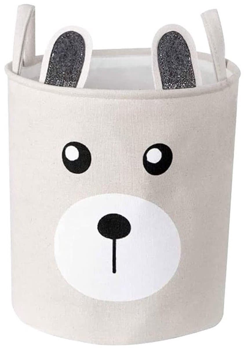 Canvas Organizer Mand - Groot, Waterdicht, Beige - Opvouwbaar — afbeelding 1
