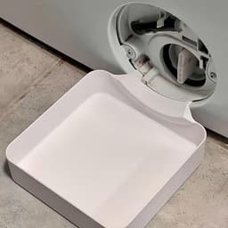 Lekbak Wasmachine - Opvangbak - Universele Wasmachine Lekbak -Afvoerbak Voor Wasmachines - 17.8 × 17.8 × 5 Cm - Eenvoudig Te Installeren - Afvoer Van De Wasmachine - Afvoerbak - Geschikt Voor Appartementen, Garages En Huurwoningen - Wit — thumbnail 2