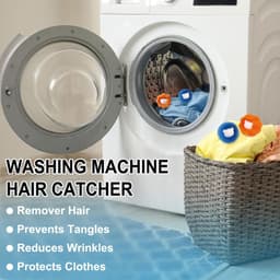 SnelShoppen - Haarvanger Voor Wasmachine, 8 Stuks Herbruikbare Haar Vangers, Verwijdert Effectief Honden- en Kattenhaar, Geschikt Voor Kleding en Bedl — thumbnail 4