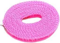 Waslijn 2 stuks - Draagbare lijn - Kleding drogen - Antislip ontwerp - 5/10 meter - Roze — thumbnail 1