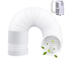 Dailygoods- Afvoerslang 150 mm - Flexibele Ventilatieslang - Airco/Afzuigslang - Droger/Wasdroger - Lichtgewicht/Duurzaam - Robuuste Constructie