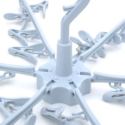 Dailygoods- Droogrek Klein - 24 Pinnen - Opvouwbaar - Duurzaam - Winddicht - Multi-clip Ontwerp - Hoogwaardig PP-kunststof - Waslijn — thumbnail 5