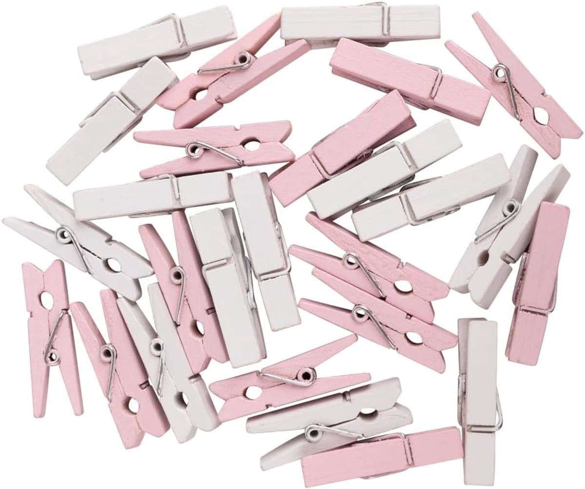 Wasknijpers, FSC 100%, 3,5cm, gesorteerd, SB-Btl. 26 stuks, 64590258 — afbeelding 1