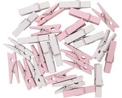 Wasknijpers, FSC 100%, 3,5cm, gesorteerd, SB-Btl. 26 stuks, 64590258