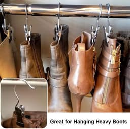12-delige RVS waslijnhaakclips - draagbare kledingclips voor op reis, geschikt voor kleding, schoenen, handdoeken en overige items om op te hangen — thumbnail 4